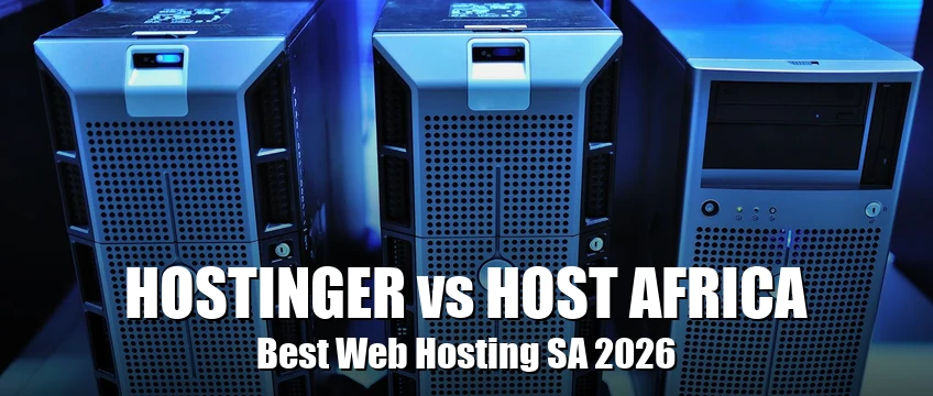 Hostinger vs Host Africa web hosting South Africa 2026