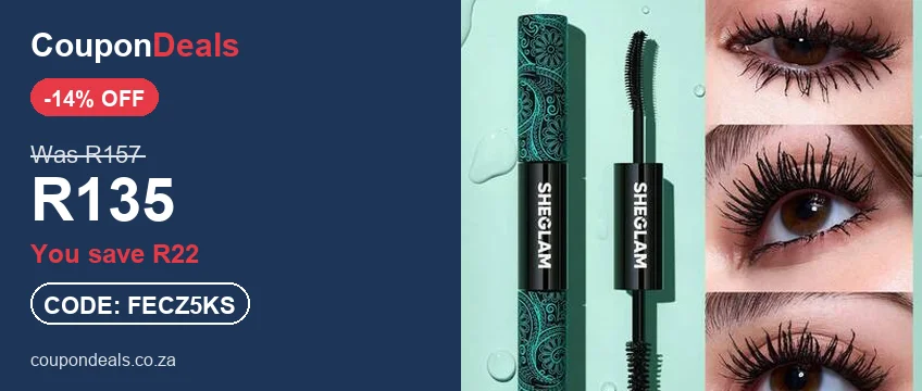 SHEGLAM All-In-One Volume and Length Mascara, R135 flash sale deal