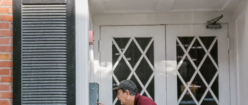 Courier delivering a SHEIN parcel to a home in South Africa after customs and import duty is paid