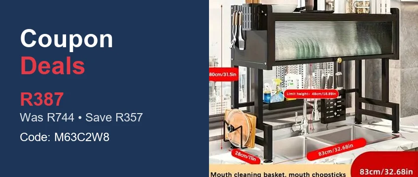 LEO IRIS multi-tier dish drainer, R387 flash sale deal