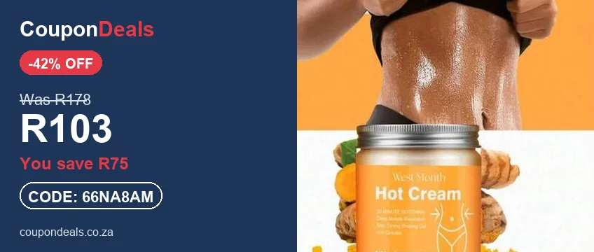SHEIN gentle warming body cream, R103 flash sale deal